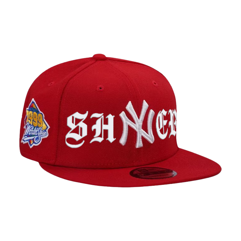 B2S x NEW ERA "SHYNER" CAP - RED SNAPBACK