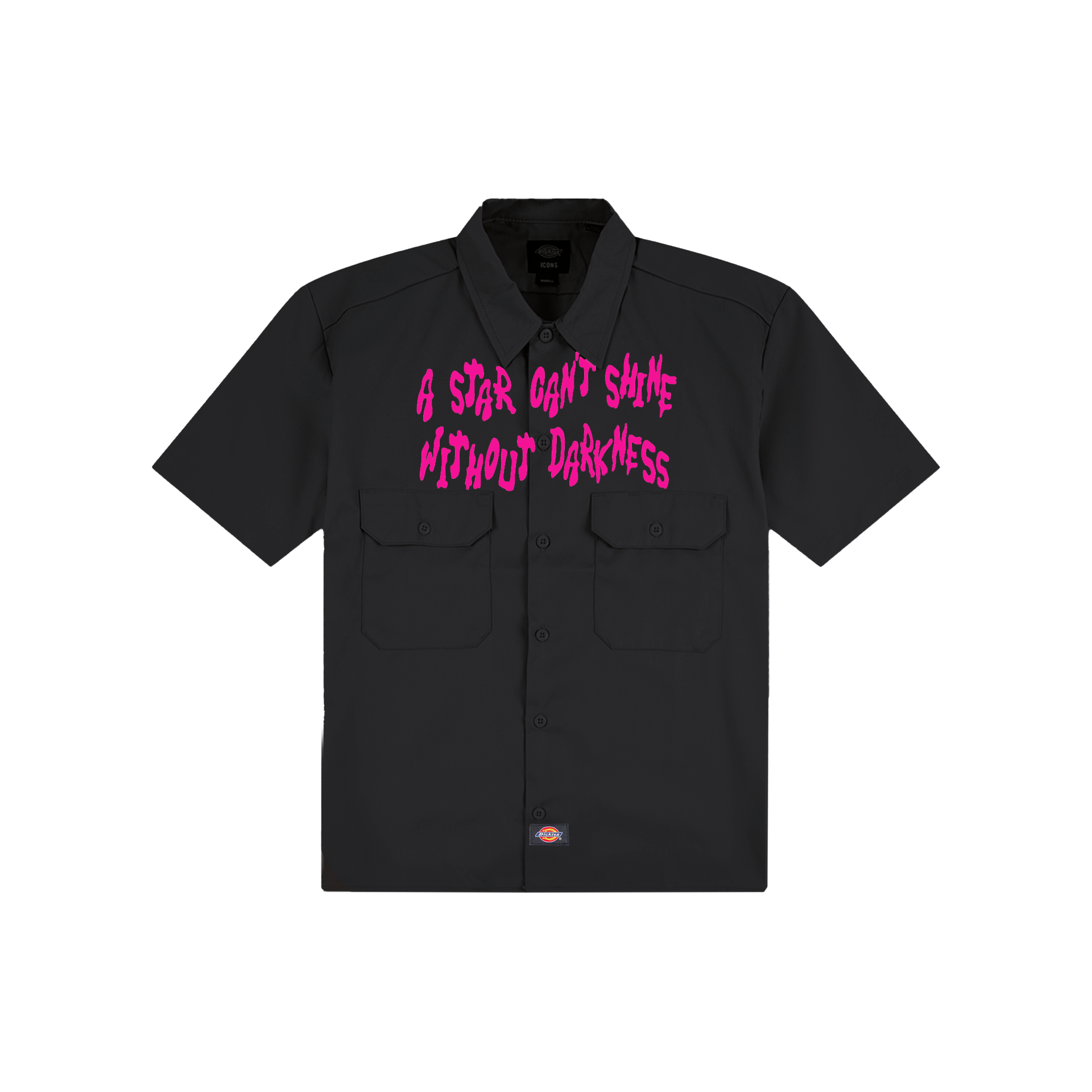 B2S x DICKIES WORK SHIRT - BLACK