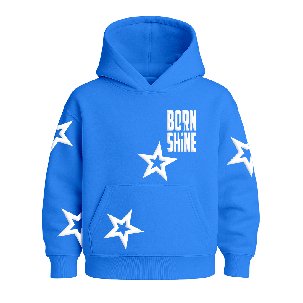 STAR HOODIE - SKY BLUE