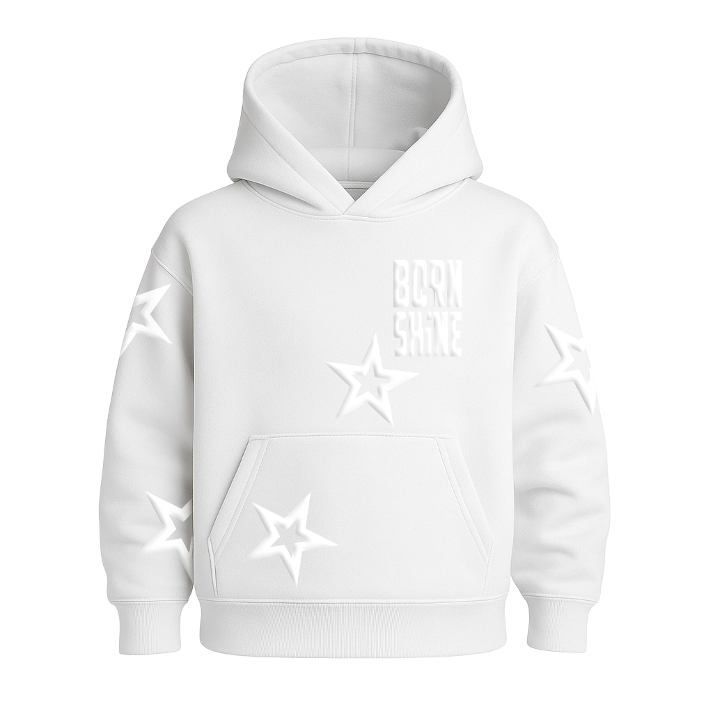 STAR HOODIE - WHITE