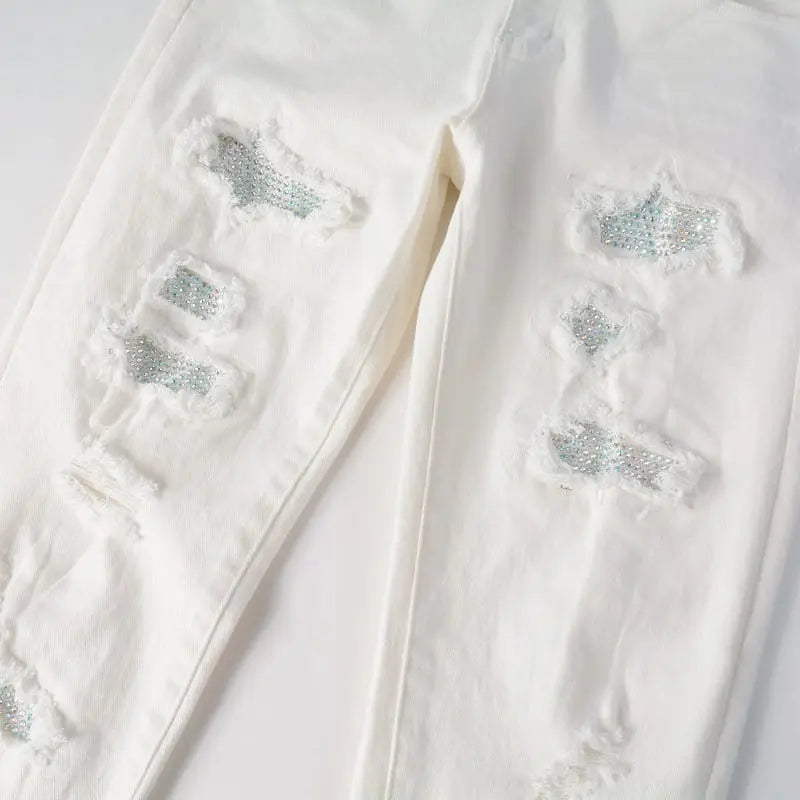 shiny white – SLIM FIT