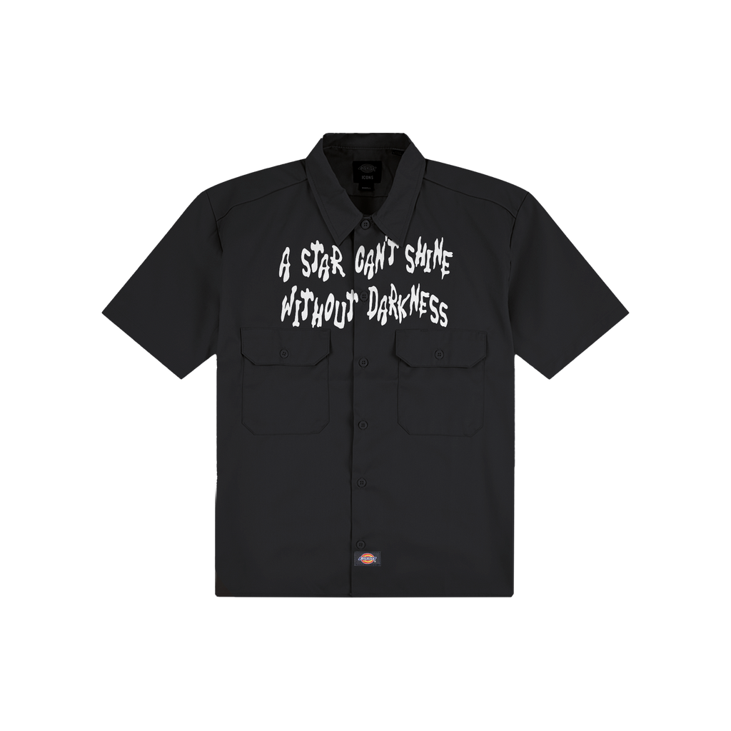 B2S x DICKIES WORK SHIRT - BLACK
