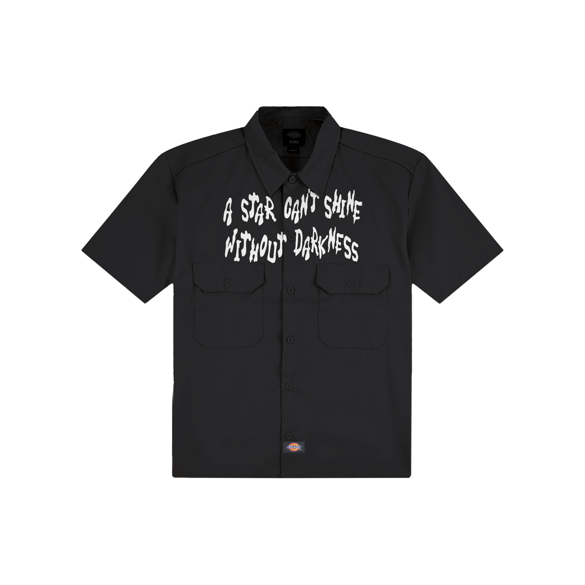 B2S x DICKIES WORK SHIRT - BLACK