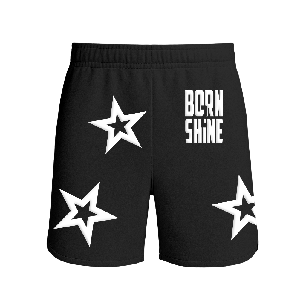 STAR SHORTS - BLACK