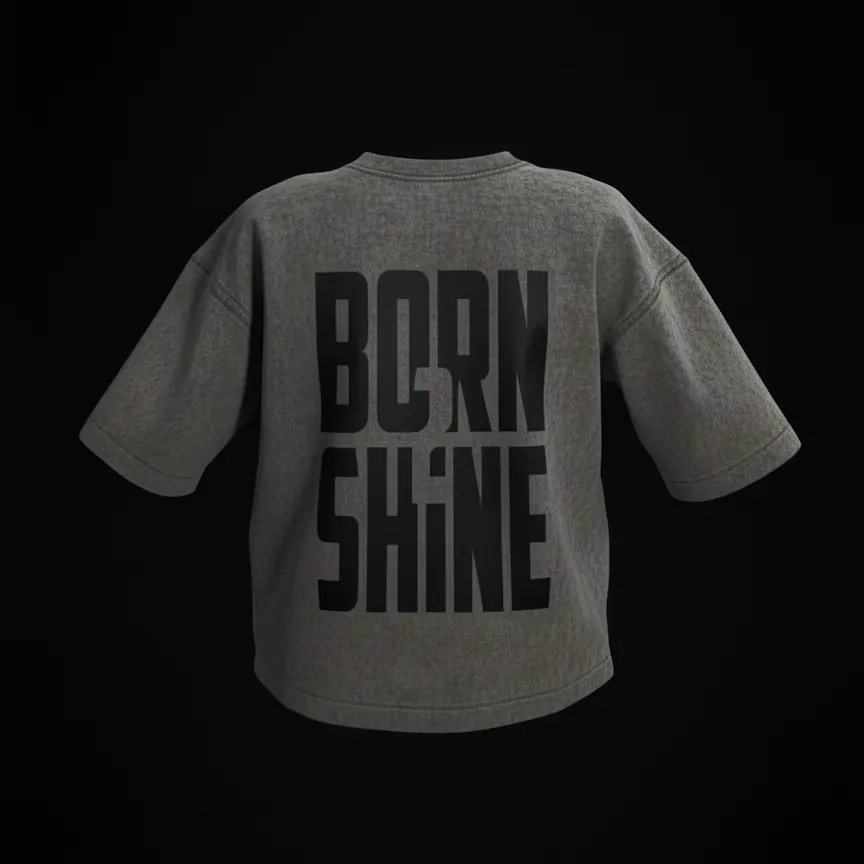 B2S T SHIRT ESSENTIAL - WASHED GREY