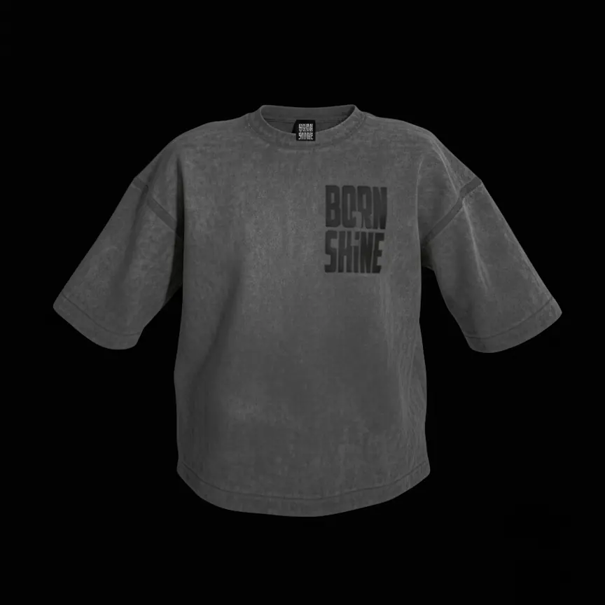 B2S T SHIRT ESSENTIAL - WASHED GREY