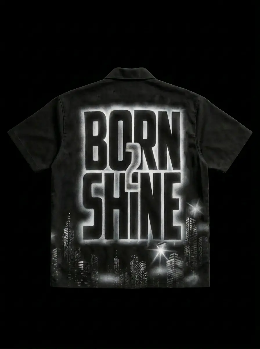 B2S X COPYRIGHT WORK SHIRT AIRBRUSHED