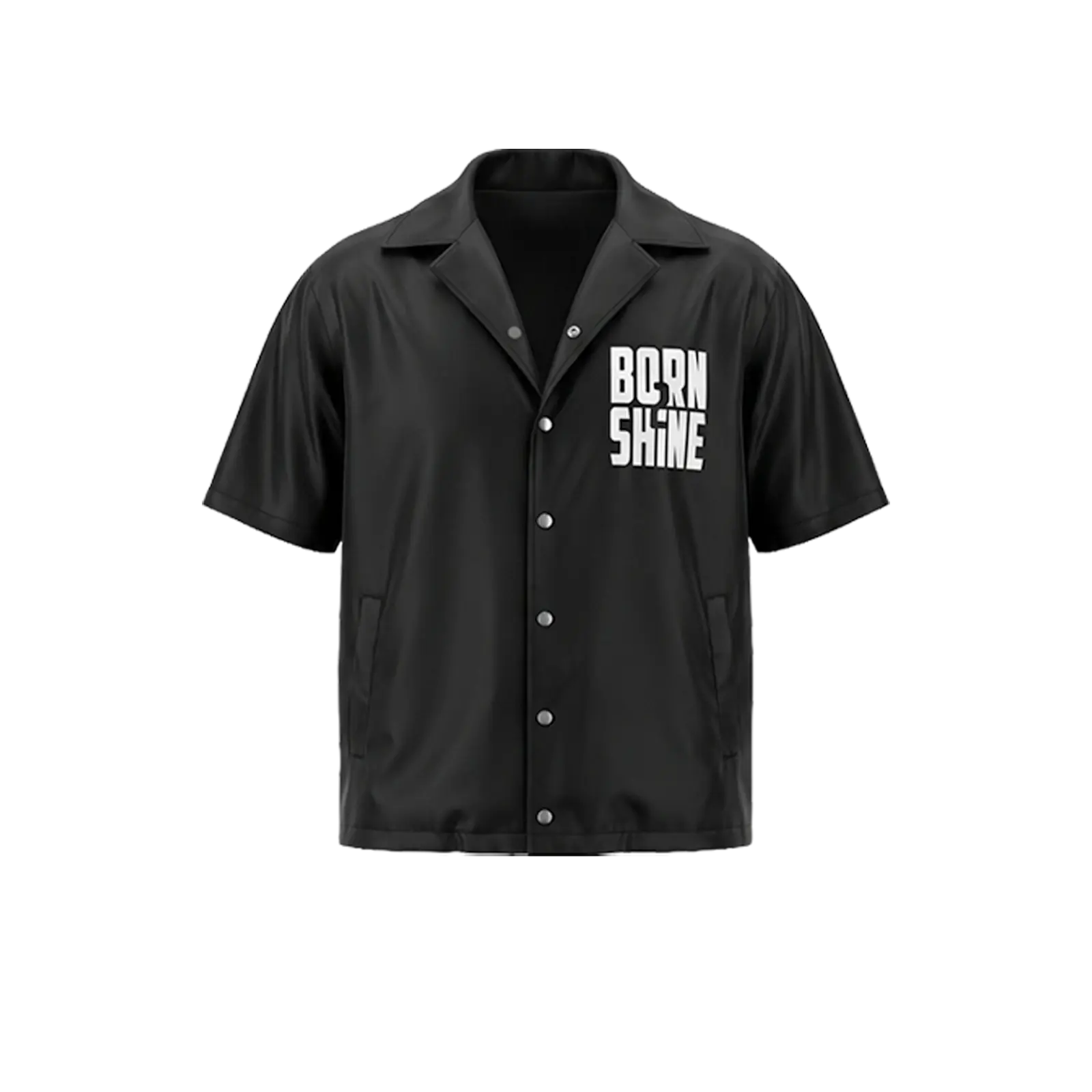 B2S NYLON SHIRT PADDED - BLACK