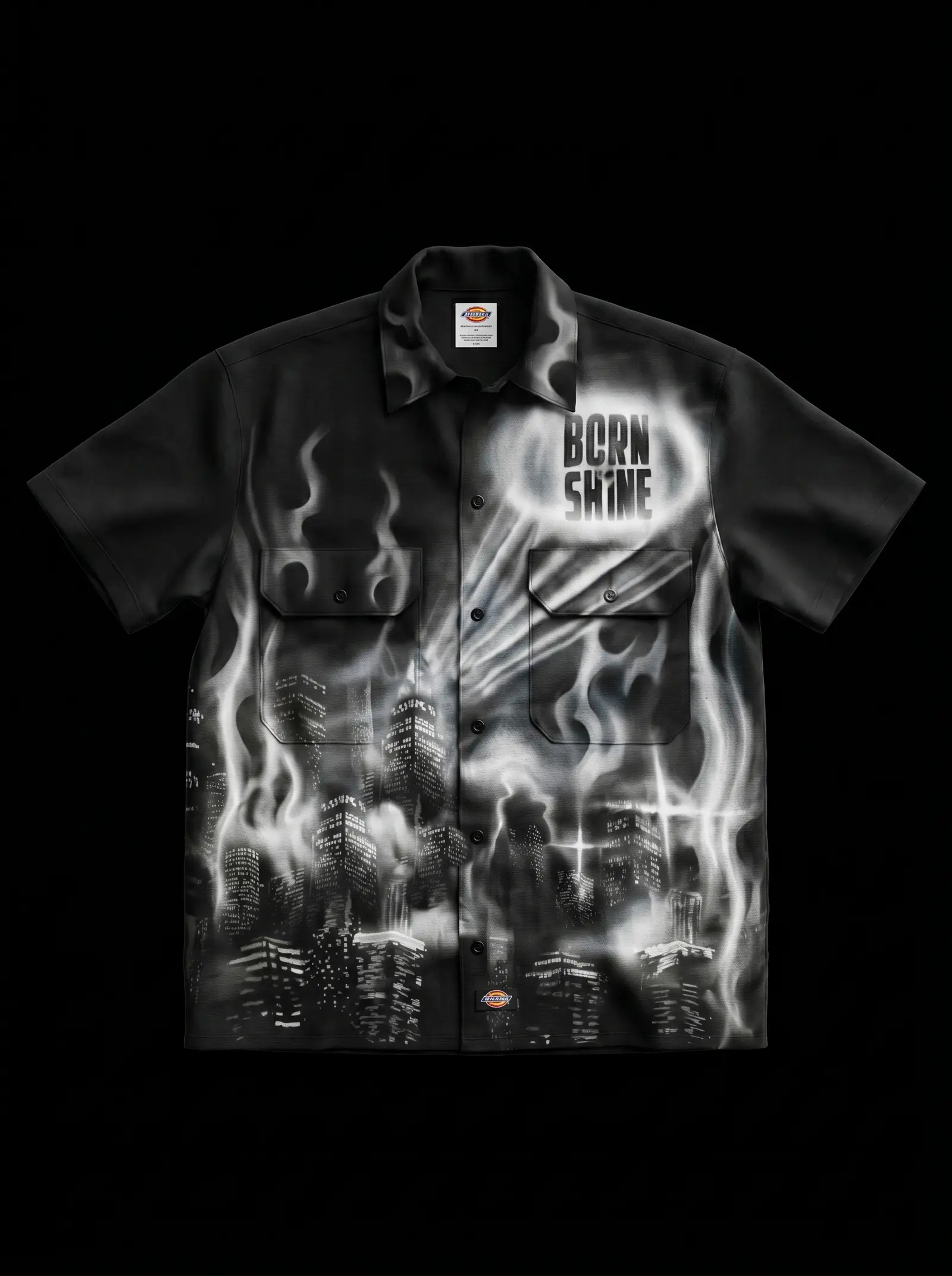 B2S X COPYRIGHT WORK SHIRT AIRBRUSHED