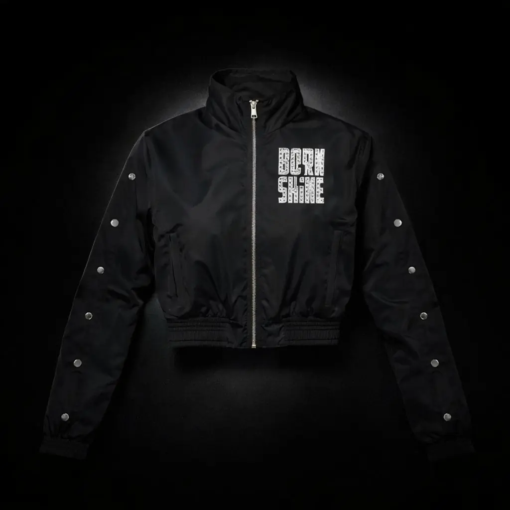 B2S WOMAN NYLON JACKET - BLACK