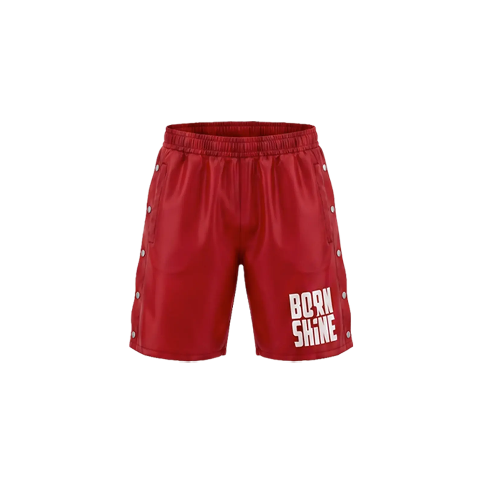 B2S NYLON SHORTS PADDED - RED