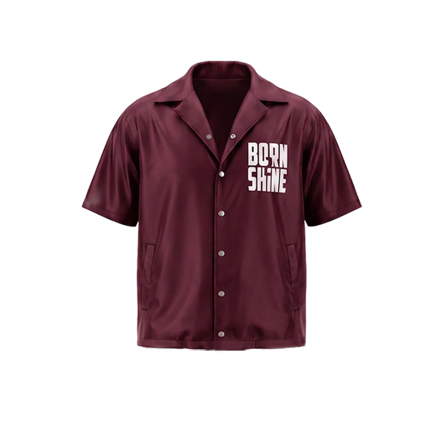 B2S NYLON SHIRT PADDED - BURGUNDY