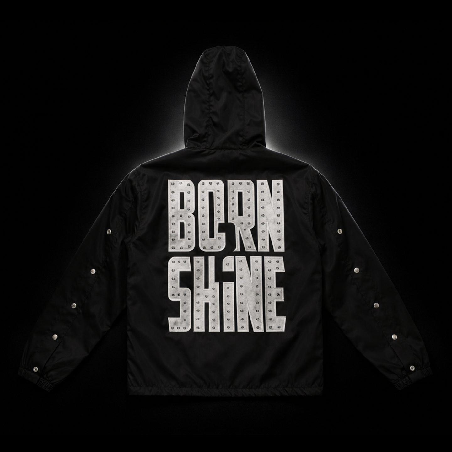 B2S NYLON JACKET - BLACK