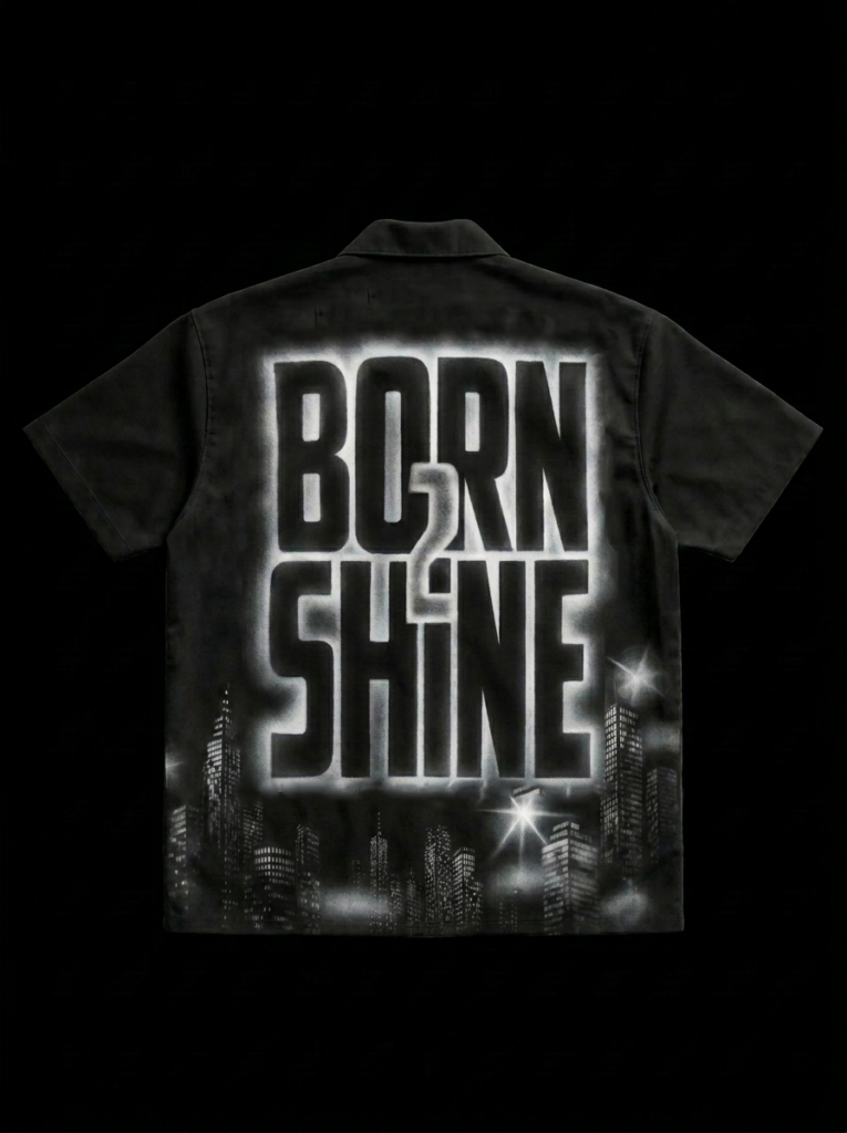 B2S X COPYRIGHT WORK SHIRT AIRBRUSHED