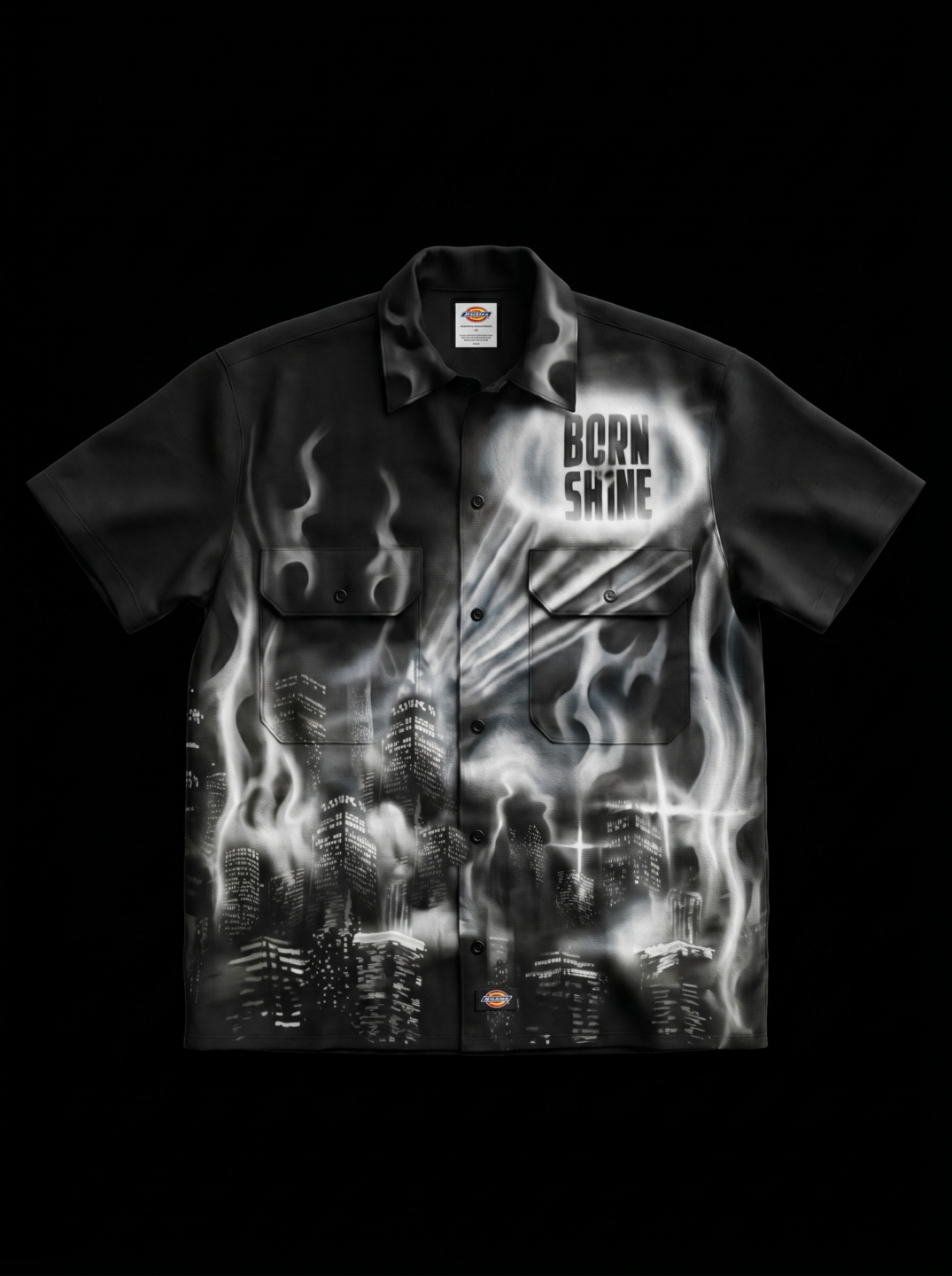 B2S X COPYRIGHT WORK SHIRT AIRBRUSHED