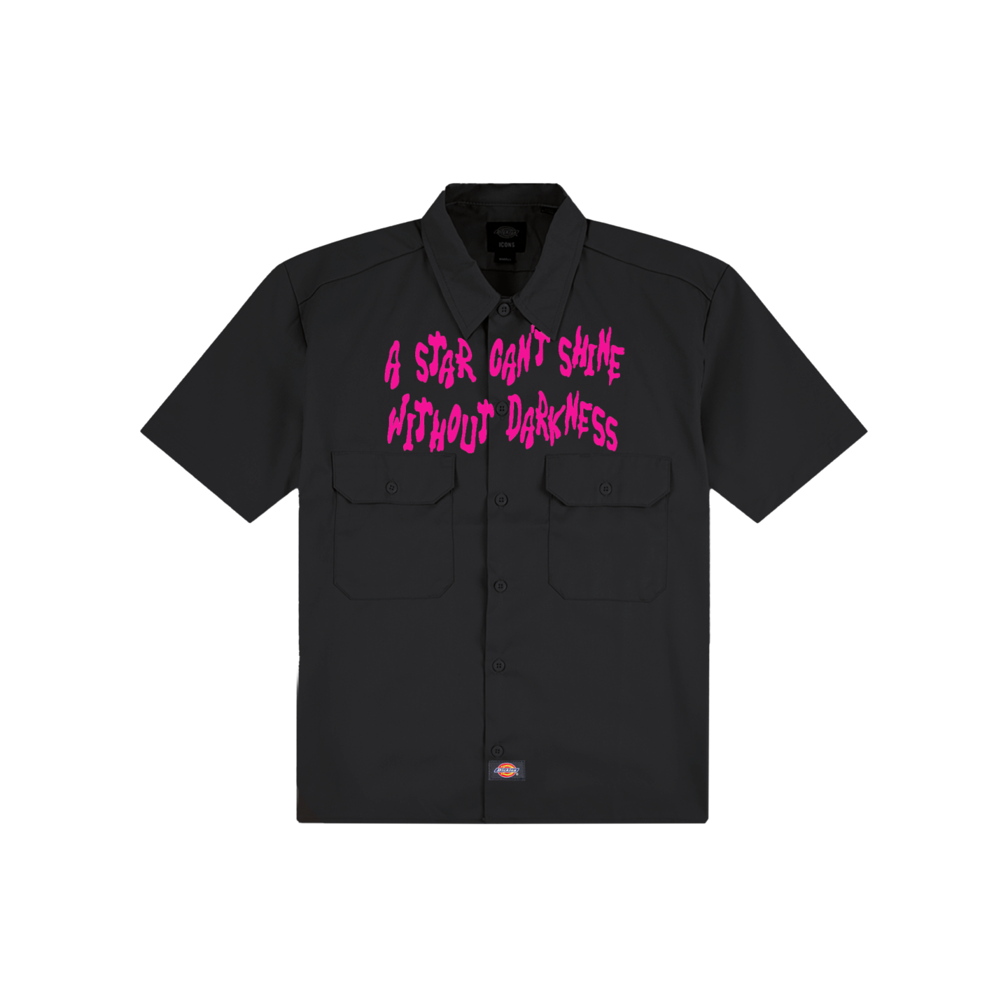 B2S x DICKIES WORK SHIRT - BLACK