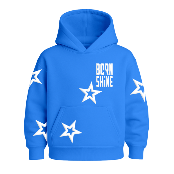 STAR HOODIE - SKY BLUE
