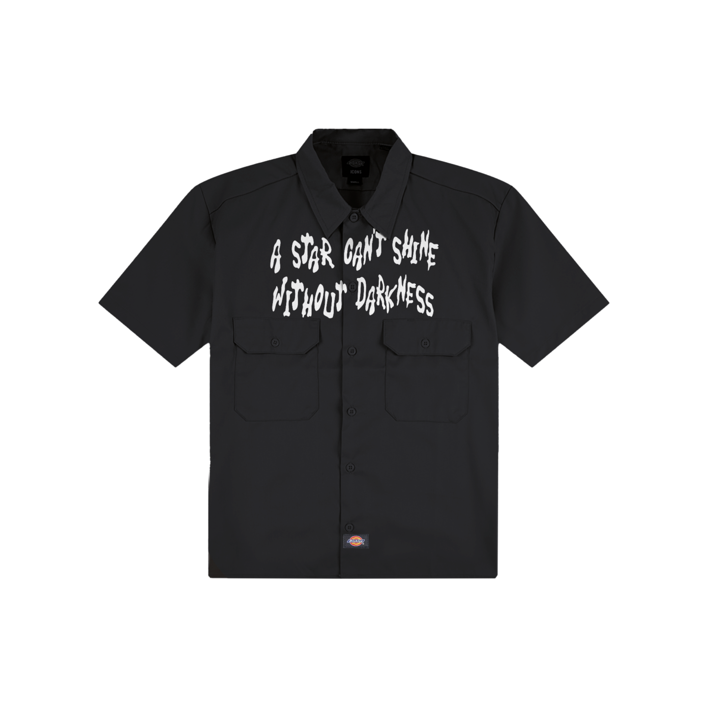 B2S x DICKIES WORK SHIRT - BLACK