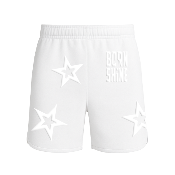 STAR SHORTS - WHITE