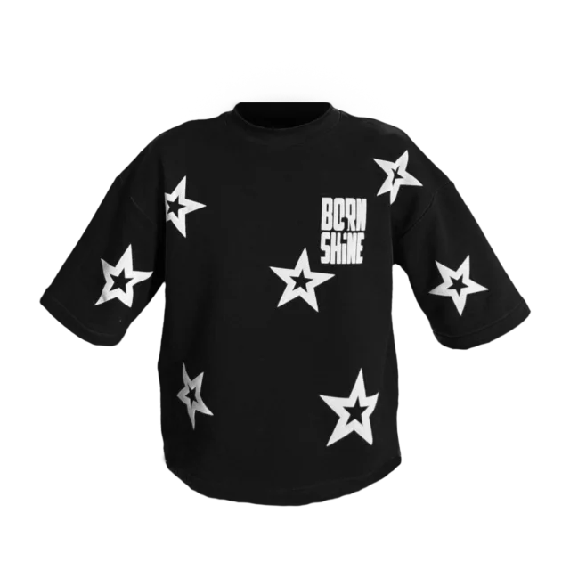 STAR TEE - BLACK