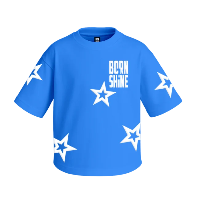 STAR TEE - SKY BLUE