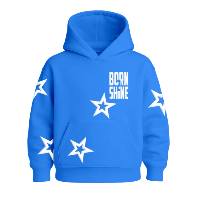 STAR HOODIE - SKY BLUE
