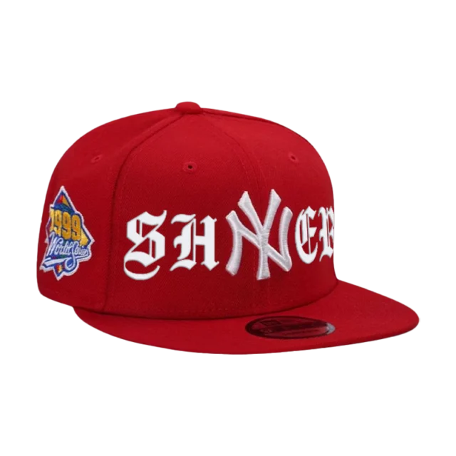 B2S x NEW ERA "SHYNER" CAP - RED SNAPBACK