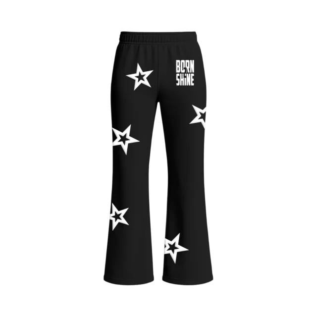 STAR PANTS - BLACK