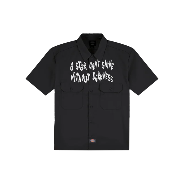 B2S x DICKIES WORK SHIRT - BLACK