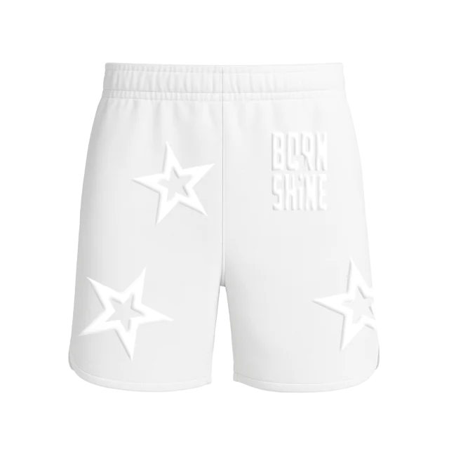 STAR SHORTS - WHITE