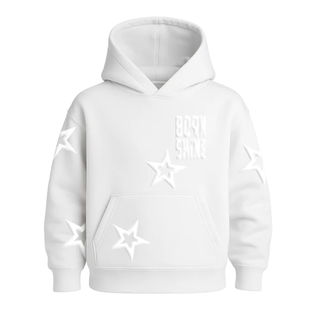 STAR HOODIE - WHITE
